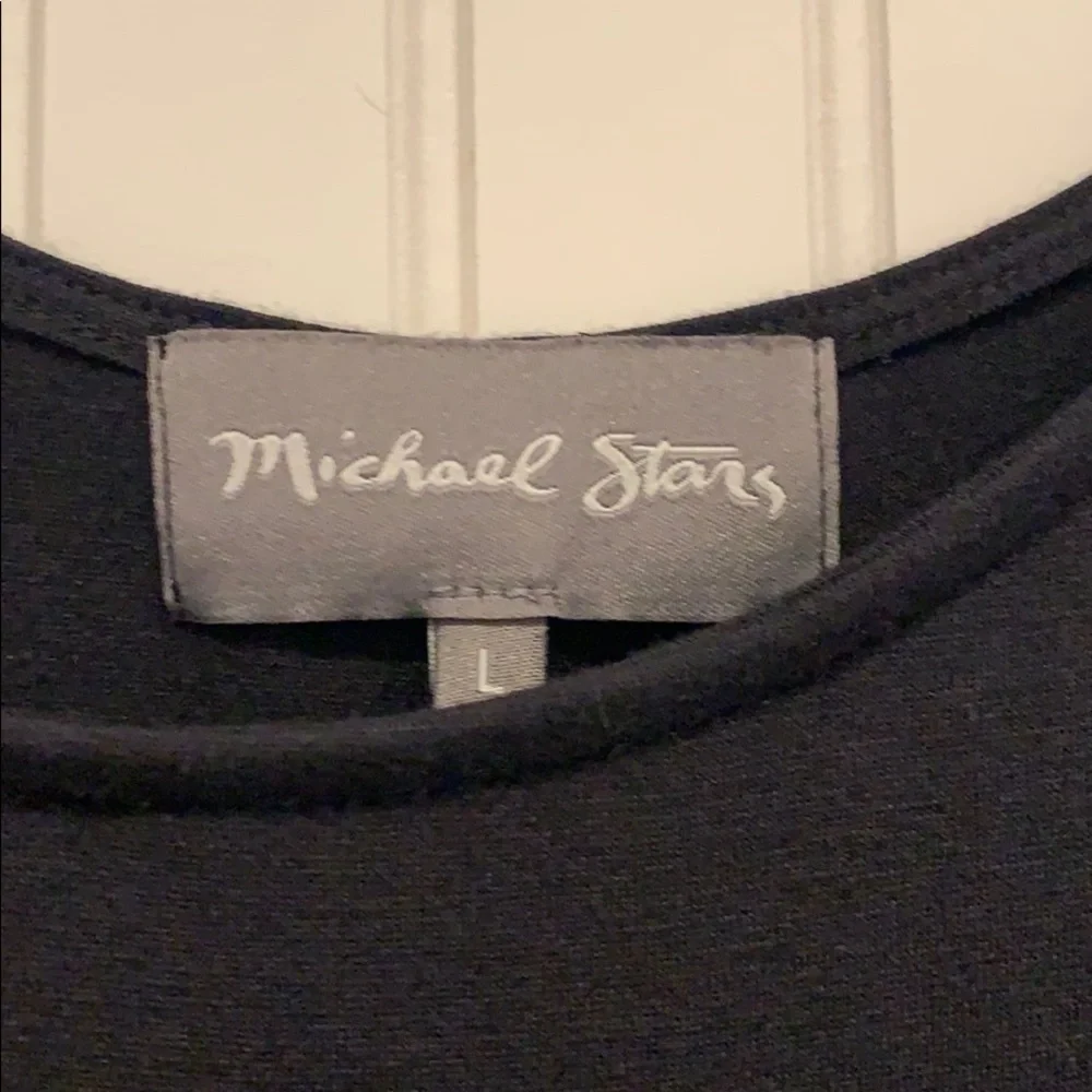 NWOT MICHAEL STARS‎ BLACK MIDI DRESS!